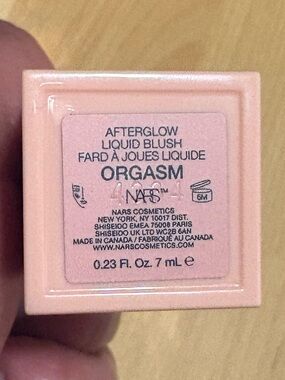 NARS Afterglow Liquid Blush — Orgasm (Peachy Pink) Brand